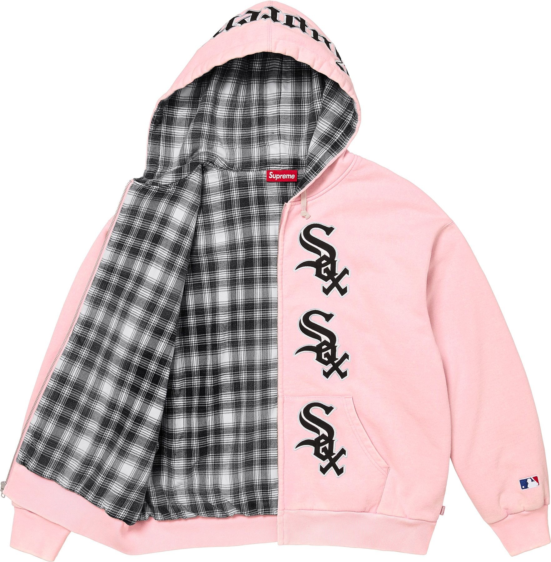 Supreme®/Chicago White Sox™ Zip Up Hooded Sweatshirt view 11